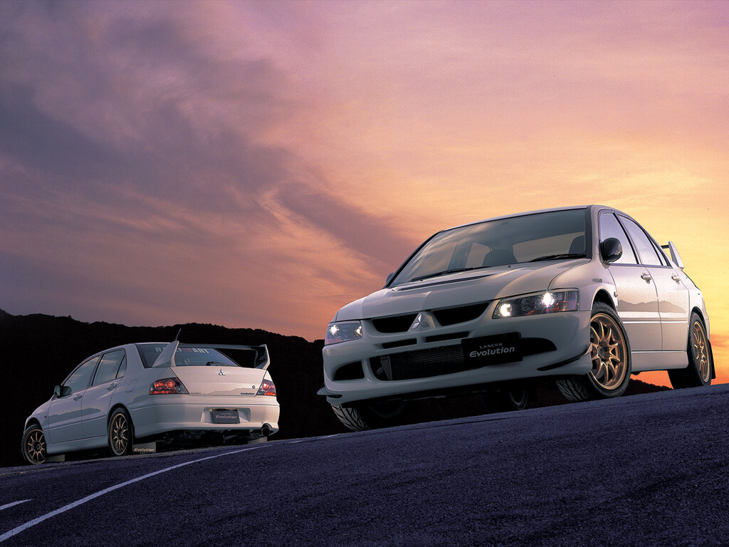 Lancer 9 Evolution Sunset
