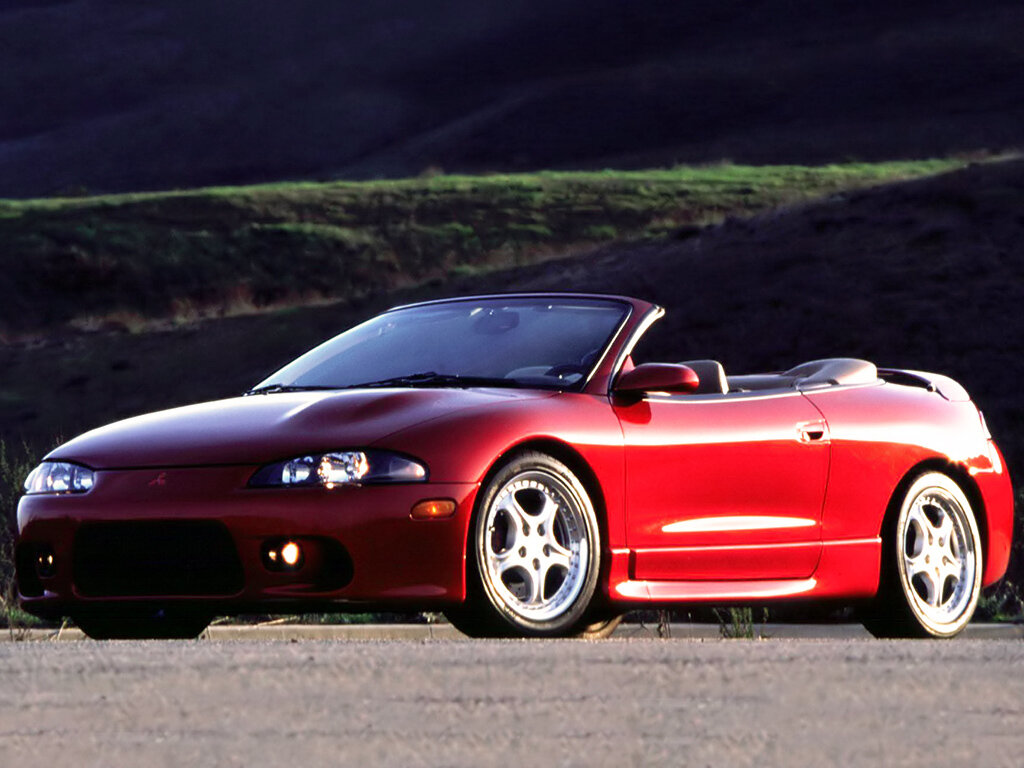 Mitsubishi Eclipse рестайлинг 1997, открытый кузов, 2 поколение (05.1997 - 08.1998)