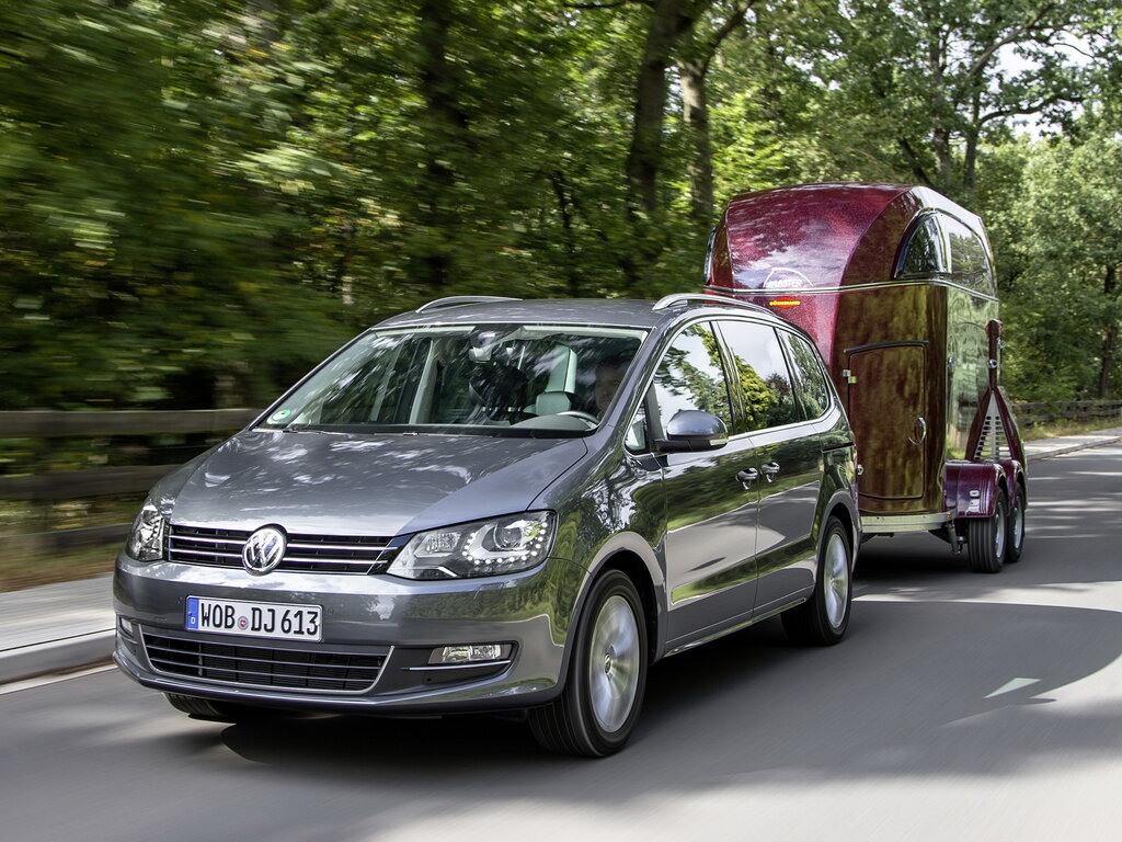 Volkswagen Sharan рестайлинг 2015, 2016, 2017, 2018, 2019, минивэн, 2  поколение, 7N1 технические характеристики и комплектации