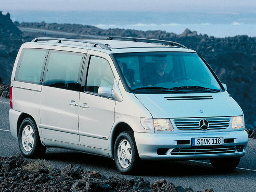 Mercedes-Benz V-Class рестайлинг 1999, минивэн, 1 поколение, W638 (01.1999 - 07.2003)