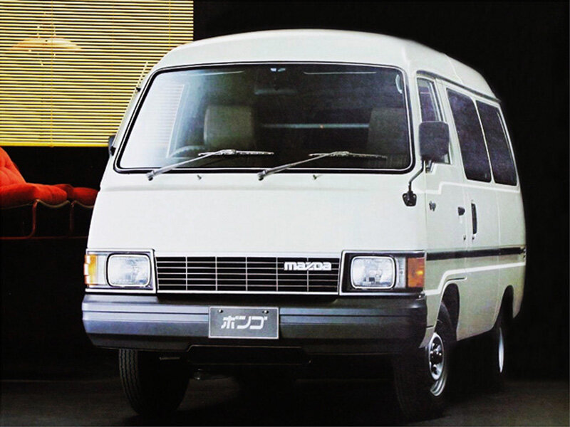 Mazda Bongo рестайлинг 1981, цельнометаллический фургон, 2 поколение, BA1 (01.1981 - 08.1983)