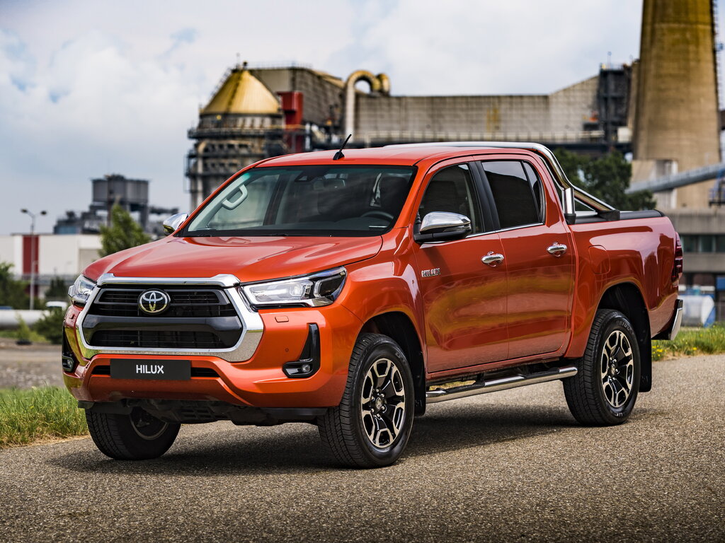 Toyota Hilux 2-й рестайлинг 2020, 2021, 2022, 2023, 2024, пикап, 8  поколение, AN120 технические характеристики и комплектации