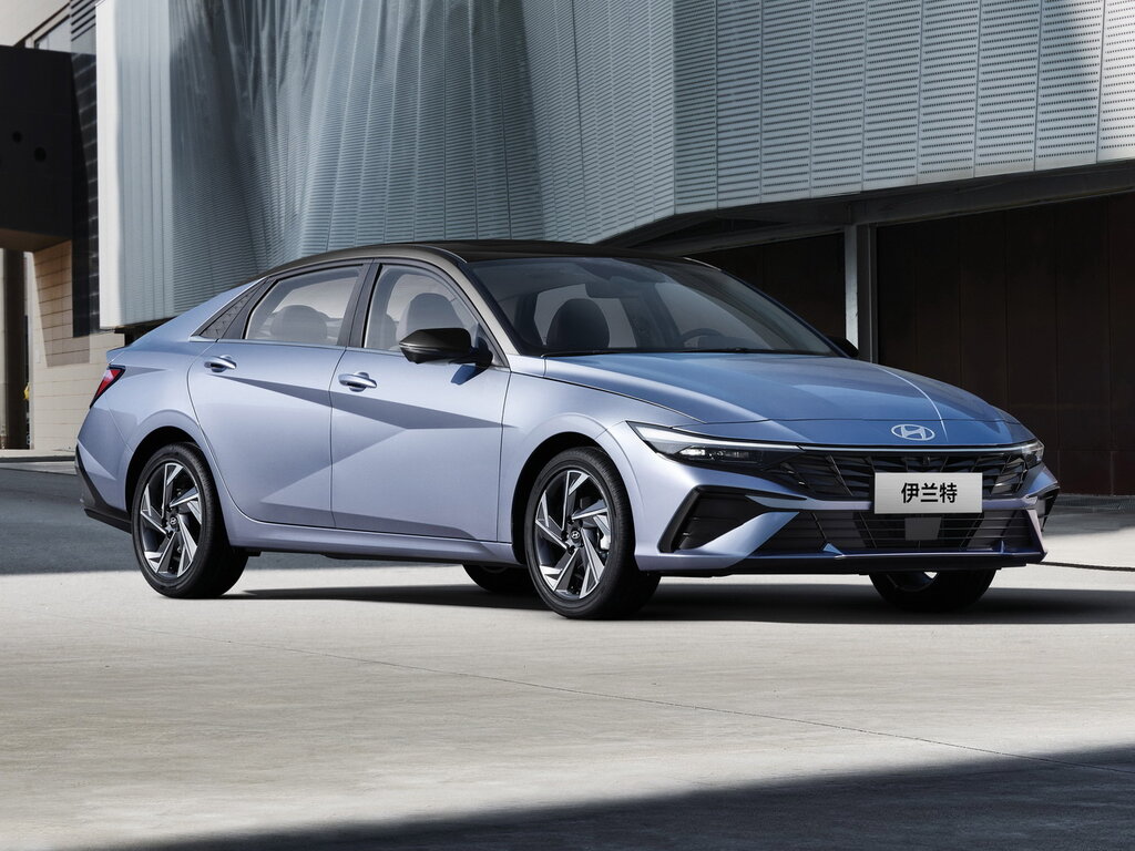 Hyundai Elantra рестайлинг 2023, 2024, седан, 7 поколение технические