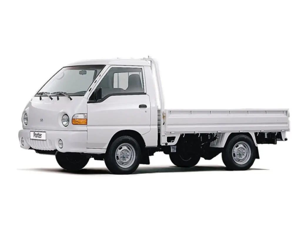 Hyundai Porter 1998, 1999, 2000, 2001, 2002, бортовой грузовик, 1 поколение  технические характеристики и комплектации