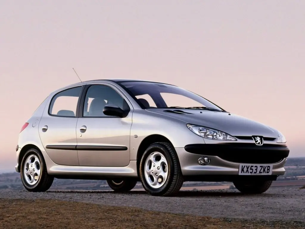 Peugeot 206 рестайлинг 2003, 2004, 2005, 2006, 2007