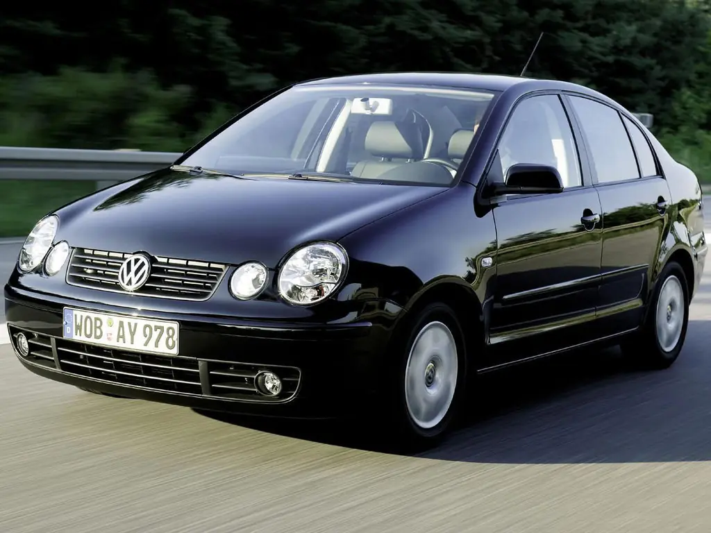 Volkswagen Polo 2001, 2002, 2003, 2004, 2005, седан, 4