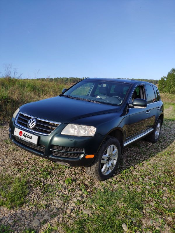 Volkswagen Touareg 2003 Р·РµР»С‘РЅС‹Р№