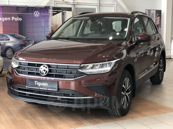 Фольксваген Тигуан 2021 коричневый