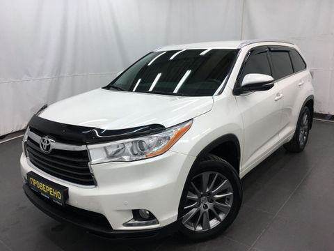 Toyota Highlander 2014 Р±РµР»С‹Р№