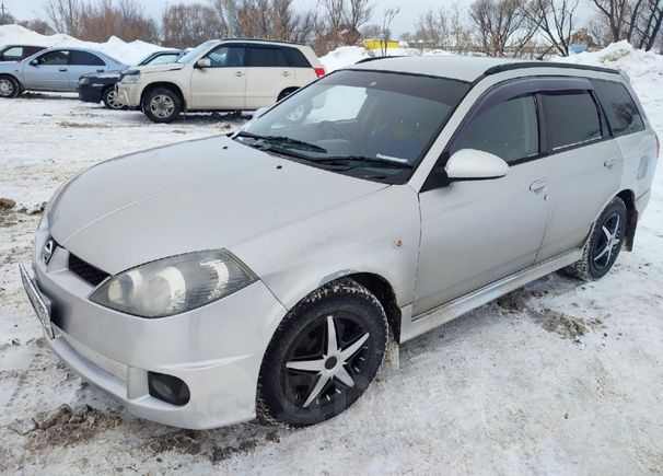 Купить ниссан башкирия. Nissan Wingroad 2001 белый разбитое. Купить в Челябинске пороги на автомобиль Ниссан из вингроуд 2001года.
