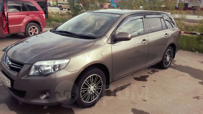 Toyota Corolla Fielder серый
