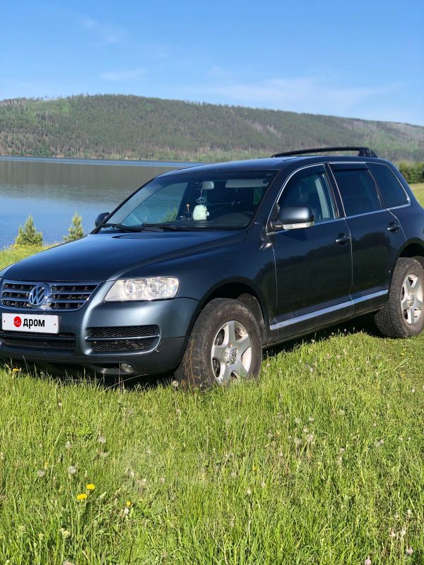 Volkswagen Touareg 2003 Р·РµР»С‘РЅС‹Р№