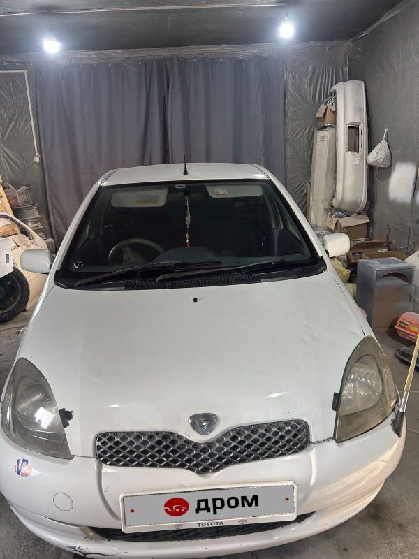 Toyota Vitz 2001 Р±РµР»С‹Р№